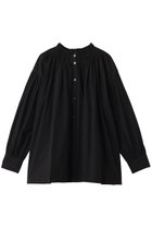【ハウス オブ ロータス/HOUSE OF LOTUS】のブロードタックシャーリングブラウス ブラック|ID: prp329100004380601 ipo3291000000032849220