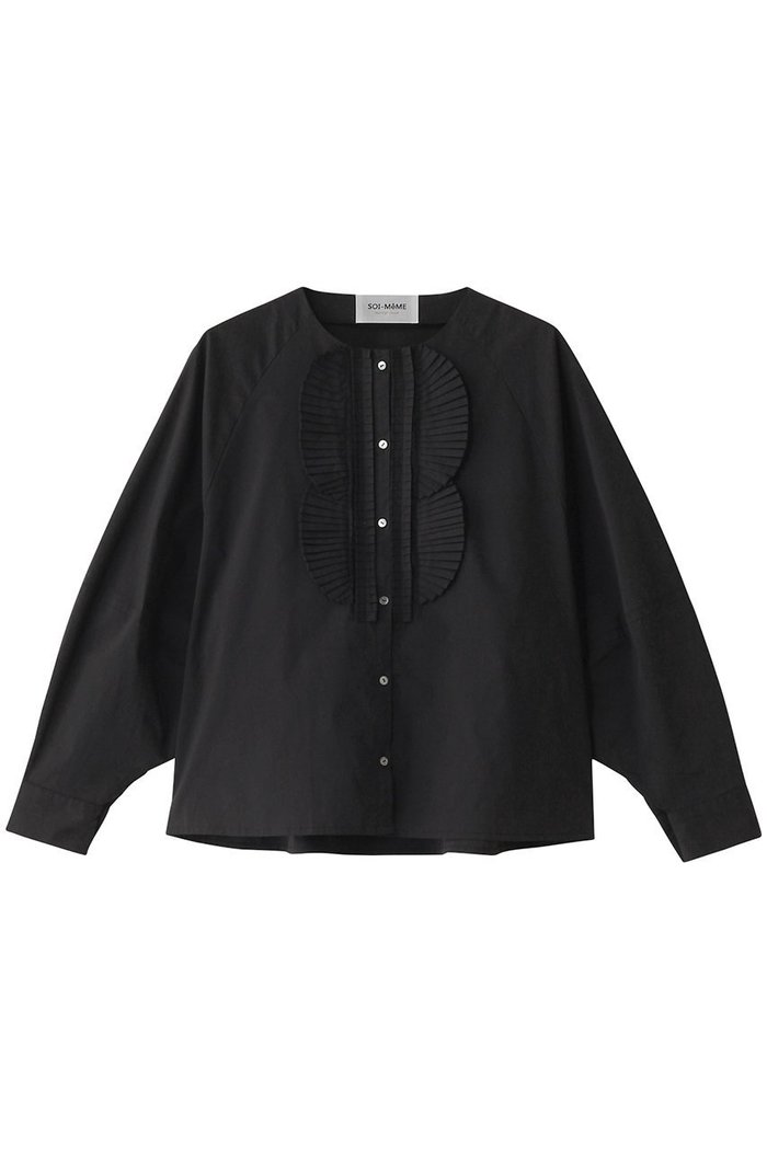 【マリリンムーン/MARILYN MOON】の【SOI-MeME】ドラマティックタックモチーフコクーンブラウス インテリア・キッズ・メンズ・レディースファッション・服の通販 founy(ファニー) https://founy.com/ ファッション Fashion レディースファッション Fashion for Women トップス・カットソー Cut & Sew Tops シャツ・ブラウス・オフィスカジュアル Elegant Blouses & Button-Ups スリーブ Sleeve, Long Sleeve / Short Sleeve チュール Tulip, Tulip Motif バランス Balance, Style Balance フリル Frill, Ruffle プリーツ Pleats, Pleated モダン Modern, Contemporary モチーフ Motif, Design Theme ロング Long, Long-Length |ID: prp329100004380606 ipo3291000000035822821