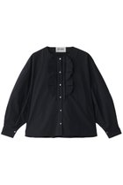 【マリリンムーン/MARILYN MOON】の【SOI-MeME】ドラマティックタックモチーフコクーンブラウス ネイビー|ID: prp329100004380606 ipo3291000000036386865