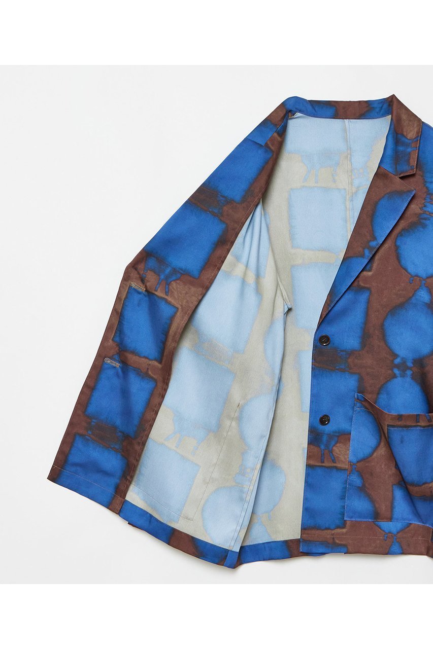 【ハウス オブ ロータス/HOUSE OF LOTUS】のPattern art プリントジャケット 人気、トレンドファッション・服の通販 founy(ファニー) 　ファッション　Fashion　レディースファッション　Fashion for Women　アウター　Coat / Outerwear Collection　レディースジャケット・軽アウター　Jackets　ジャケット　Jacket, Outerwear　ツイル　Twist, Twisted Detail　プリント　Print, Printed Pattern　モダン　Modern, Contemporary　other-7|ID: prp329100004380609 ipo3291000000032954040