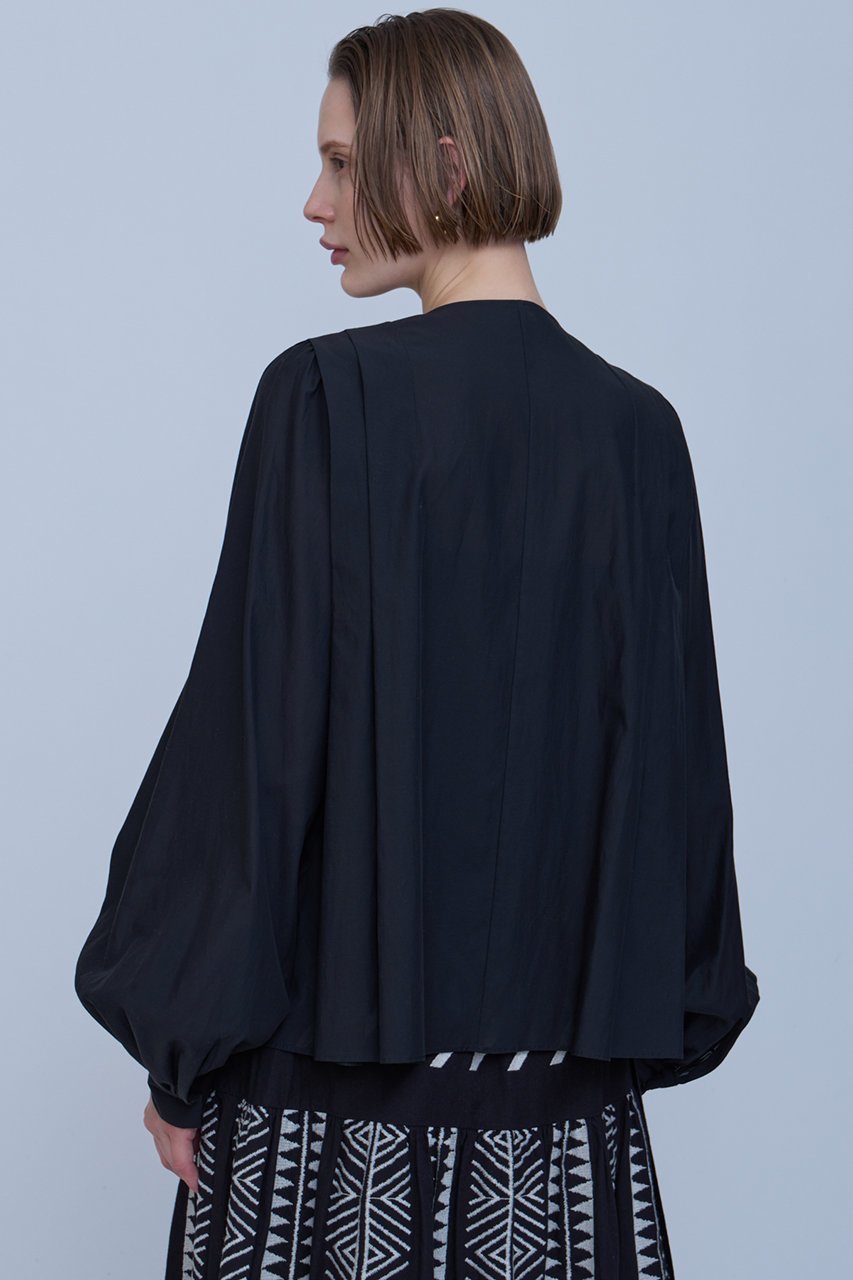【ハウス オブ ロータス/HOUSE OF LOTUS】のキュプラブロードティアードフリルブラウス 人気、トレンドファッション・服の通販 founy(ファニー) 　ファッション　Fashion　レディースファッション　Fashion for Women　トップス・カットソー　Cut & Sew Tops　シャツ・ブラウス・オフィスカジュアル　Elegant Blouses & Button-Ups　キュプラ　Cupro, Eco Fabric　スリーブ　Sleeve, Long Sleeve / Short Sleeve　タンブラー　Tumbler, Travel Mug　フェミニン　Feminine, Girly　フリル　Frill, Ruffle　フロント　Front, Front Design　ブロード　Broadcloth, Fine Cotton　ロング　Long, Long-Length　other-3|ID: prp329100004380610 ipo3291000000032852930