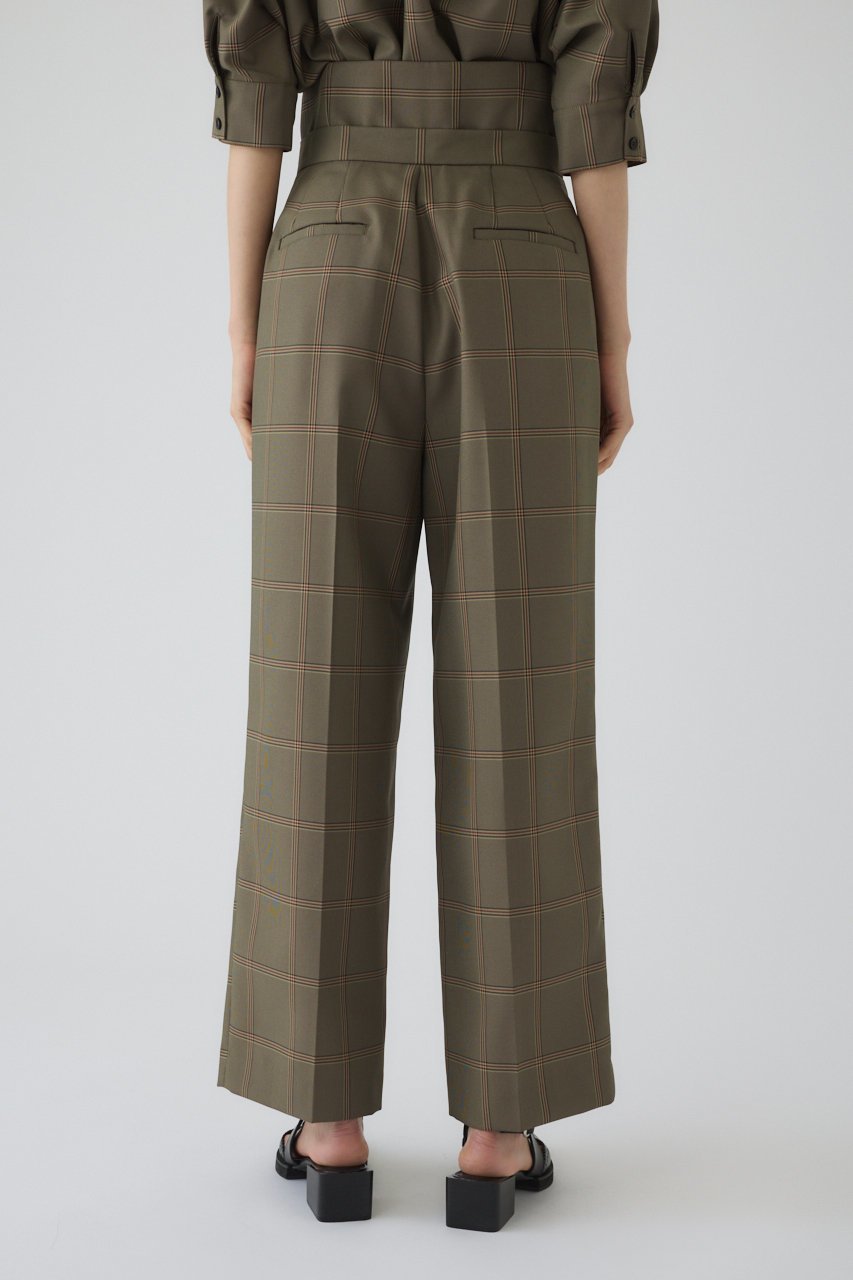 【リムアーク/RIM.ARK】のGabardine super high waist PT/パンツ 人気、トレンドファッション・服の通販 founy(ファニー) 　ファッション　Fashion　レディースファッション　WOMEN　パンツ　Pants　クラシカル　Classical　コルセット　Corset　セットアップ　Set Up　チェック　Check　other-4|ID: prp329100004380614 ipo3291000000031334850