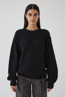 【リムアーク/RIM.ARK】のPattern knitting cotton knit/ニット 人気、トレンドファッション・服の通販 founy(ファニー) ファッション Fashion レディースファッション WOMEN トップス・カットソー Tops/Tshirt ニット Knit Tops プルオーバー Pullover おすすめ Recommend ショート Short バランス Balance 春 Spring |ID:prp329100004380617