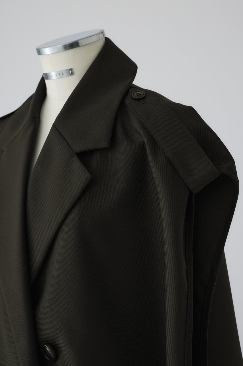 【リムアーク/RIM.ARK】のGabardine cape/ケープ 人気、トレンドファッション・服の通販 founy(ファニー) 　ファッション　Fashion　レディースファッション　Fashion for Women　アウター　Coat / Outerwear Collection　レディースジャケット・軽アウター　Jackets　ジャケット　Jacket, Outerwear　ベーシック　Basic, Essential　エレガント 上品　Elegant　other-5|ID: prp329100004380620 ipo3291000000032931450