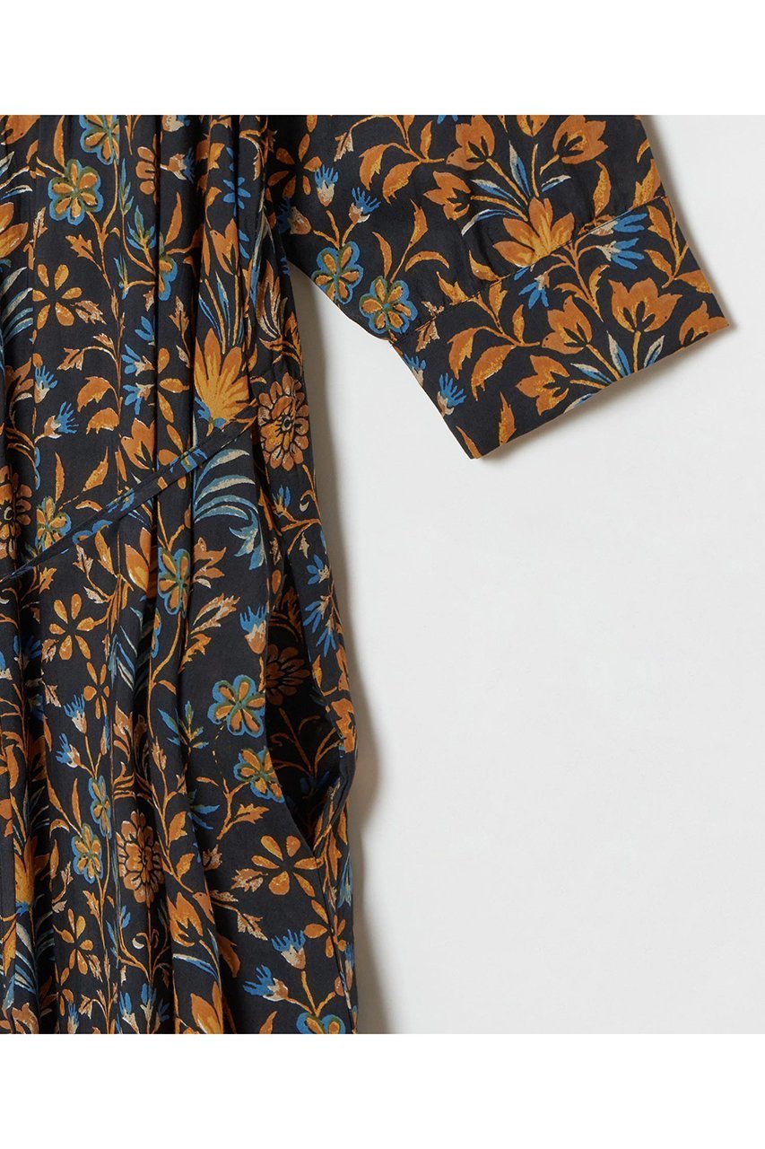 【ハウス オブ ロータス/HOUSE OF LOTUS】のボタニカルプリントヘムレースワンピース 人気、トレンドファッション・服の通販 founy(ファニー) 　ファッション　Fashion　レディースファッション　Fashion for Women　ワンピース　Dresses　チュニック　Tunic Tops & Dresses　インド　Indian Textile　オレンジ　Orange　チュニック　Tunic, Long Top　ドレープ　Drape, Draping Fabric　レース　Lace, Lace Fabric　ロング　Long, Long-Length　エレガント 上品　Elegant　other-5|ID: prp329100004380622 ipo3291000000032857749