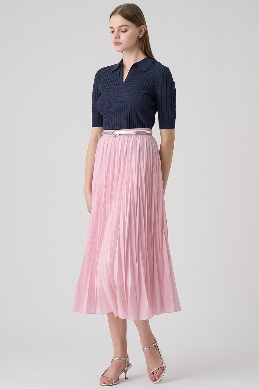 【アナイ/ANAYI】のチェッカーリブポロ 人気、トレンドファッション・服の通販 founy(ファニー) 　ファッション　Fashion　レディースファッション　Fashion for Women　トップス・カットソー　Cut & Sew Tops　ニット　Knit Tops & Sweaters　カジュアルプルオーバー・ニットトップス　Pullovers & Knit Tops / Casual Pullovers　スキッパー　Skipper, Open Collar　チェック　Check, Plaid, Tartan　トレンド　Trend, Trending Now　バランス　Balance, Style Balance　夏　Summer　other-4|ID: prp329100004380635 ipo3291000000032931975