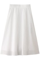 【アナイ/ANAYI】のフクレジャガードフレアスカート 人気、トレンドファッション・服の通販 founy(ファニー) ファッション Fashion レディースファッション Fashion for Women スカート Skirts Aライン・フレアスカート A-Line & Flared Skirts ロングスカート Long Skirts / Maxi & Midi Skirts エレガント 上品 Elegant カットソー Cut and Sewn Top シアー Sheer, See-Through シンプル Simple, Minimal ジャカード／ジャガード Jacquard, Woven Pattern フレア Flare, Flared ロング Long, Long-Length thumbnail ホワイト|ID: prp329100004380636 ipo3291000000035924599