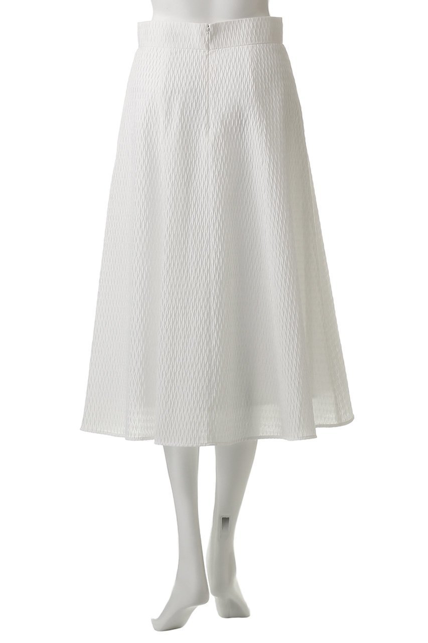 【アナイ/ANAYI】のフクレジャガードフレアスカート 人気、トレンドファッション・服の通販 founy(ファニー) 　ファッション　Fashion　レディースファッション　Fashion for Women　スカート　Skirts　Aライン・フレアスカート　A-Line & Flared Skirts　ロングスカート　Long Skirts / Maxi & Midi Skirts　エレガント 上品　Elegant　カットソー　Cut and Sewn Top　シアー　Sheer, See-Through　シンプル　Simple, Minimal　ジャカード／ジャガード　Jacquard, Woven Pattern　フレア　Flare, Flared　ロング　Long, Long-Length　other-4|ID: prp329100004380636 ipo3291000000035924602