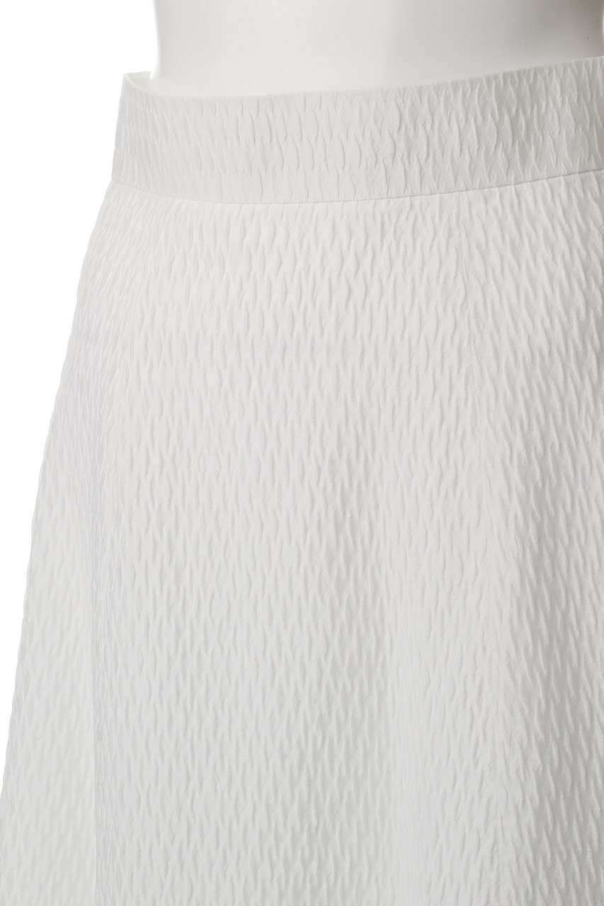 【アナイ/ANAYI】のフクレジャガードフレアスカート 人気、トレンドファッション・服の通販 founy(ファニー) 　ファッション　Fashion　レディースファッション　Fashion for Women　スカート　Skirts　Aライン・フレアスカート　A-Line & Flared Skirts　ロングスカート　Long Skirts / Maxi & Midi Skirts　エレガント 上品　Elegant　カットソー　Cut and Sewn Top　シアー　Sheer, See-Through　シンプル　Simple, Minimal　ジャカード／ジャガード　Jacquard, Woven Pattern　フレア　Flare, Flared　ロング　Long, Long-Length　other-5|ID: prp329100004380636 ipo3291000000035924603