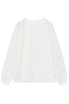 【アナイ/ANAYI】のフラワー刺繍クループルオーバー ホワイト|ID: prp329100004380638 ipo3291000000035619267