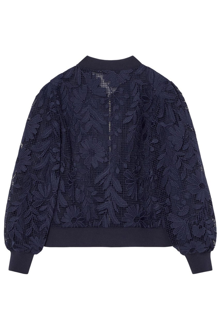 【アナイ/ANAYI】のフルールジップブルゾン 人気、トレンドファッション・服の通販 founy(ファニー) 　ファッション　Fashion　レディースファッション　Fashion for Women　アウター　Coat / Outerwear Collection　レディースジャケット・軽アウター　Jackets　ブルゾンジャケット・スポーティアウター　Blouson Jackets　エレガント 上品　Elegant　ジャケット　Jacket, Outerwear　スリーブ　Sleeve, Long Sleeve / Short Sleeve　フェミニン　Feminine, Girly　ブルゾン　Blouson, Bomber Jacket　メッシュ　Mesh, Net Fabric　レース　Lace, Lace Fabric　再入荷　Restock / Back in Stock　夏　Summer　春　Spring　S/S・春夏　SS, Spring/Summer, Warm Season　other-2|ID: prp329100004380639 ipo3291000000032958082