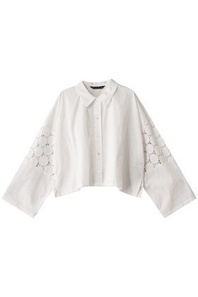 【ミズイロ インド/mizuiro ind】のlace mix box shirt シャツ 人気、トレンドファッション・服の通販 founy(ファニー) ファッション Fashion レディースファッション Fashion for Women トップス・カットソー Cut & Sew Tops シャツ・ブラウス・オフィスカジュアル Elegant Blouses & Button-Ups おすすめ Recommended / Our Picks スリーブ Sleeve, Long Sleeve / Short Sleeve ダウン Down, Puffer デニム Denim, Jeans Material フェミニン Feminine, Girly ボックス Boxy, Box Shape マニッシュ Mannish, Boyish レース Lace, Lace Fabric ロング Long, Long-Length エレガント 上品 Elegant |ID:prp329100004380644