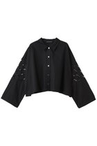 【ミズイロ インド/mizuiro ind】のlace mix box shirt シャツ 人気、トレンドファッション・服の通販 founy(ファニー) ファッション Fashion レディースファッション Fashion for Women トップス・カットソー Cut & Sew Tops シャツ・ブラウス・オフィスカジュアル Elegant Blouses & Button-Ups おすすめ Recommended / Our Picks スリーブ Sleeve, Long Sleeve / Short Sleeve ダウン Down, Puffer デニム Denim, Jeans Material フェミニン Feminine, Girly ボックス Boxy, Box Shape マニッシュ Mannish, Boyish レース Lace, Lace Fabric ロング Long, Long-Length エレガント 上品 Elegant thumbnail black|ID: prp329100004380644 ipo3291000000032856019