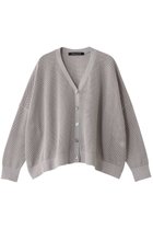 【ミズイロ インド/mizuiro ind】のsheer patterned V neck C/D カーディガン l.gray|ID:prp329100004380645