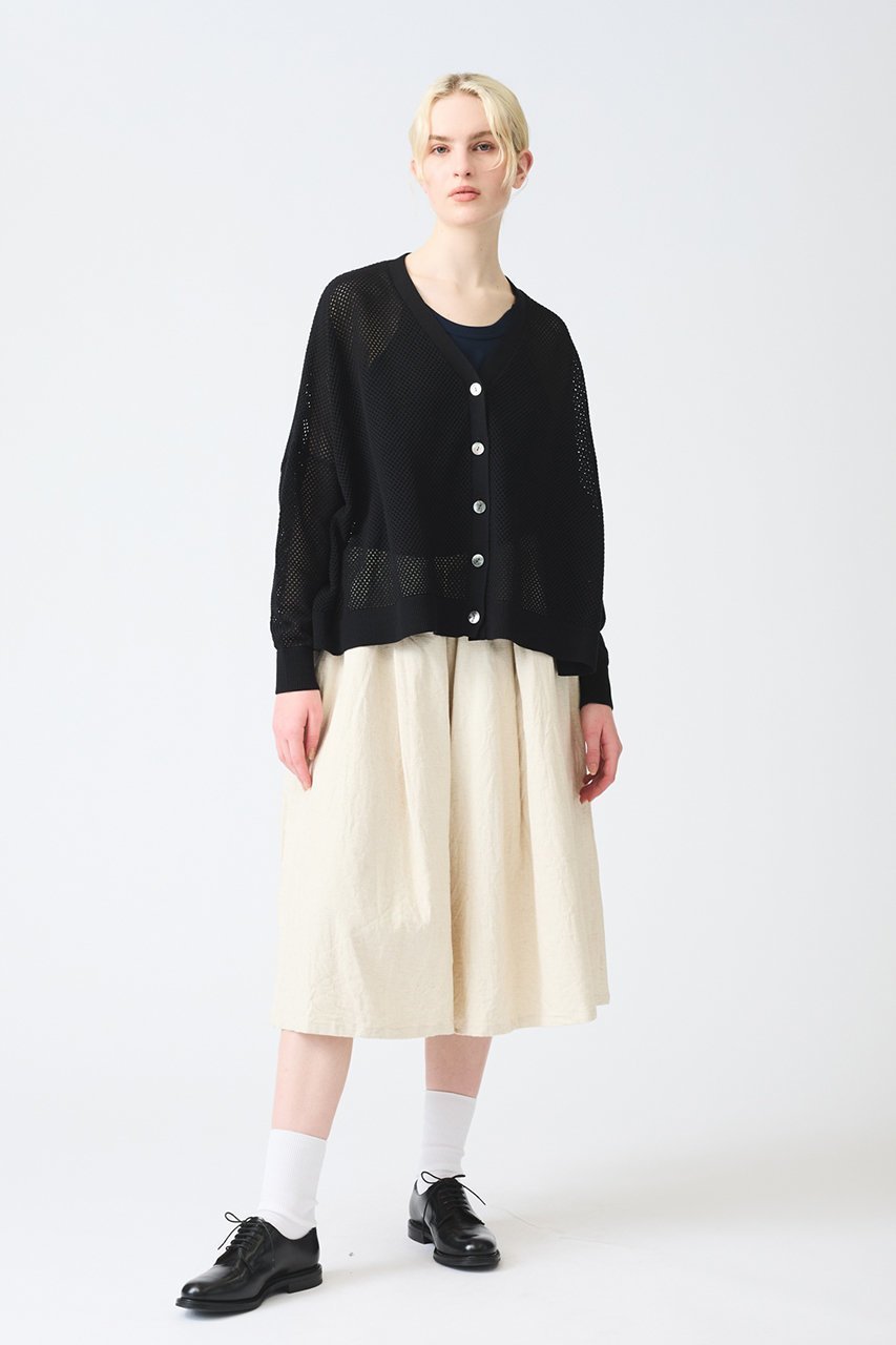 【ミズイロ インド/mizuiro ind】のsheer patterned V neck C/D カーディガン 人気、トレンドファッション・服の通販 founy(ファニー) 　ファッション　Fashion　レディースファッション　WOMEN　トップス・カットソー　Tops/Tshirt　ニット　Knit Tops　カーディガン　Cardigans　おすすめ　Recommend　カーディガン　Cardigan　シアー　Sheer　メッシュ　Mesh　夏　Summer　春　Spring　S/S・春夏　Ss・Spring/Summer　other-6|ID: prp329100004380645 ipo3291000000031335024