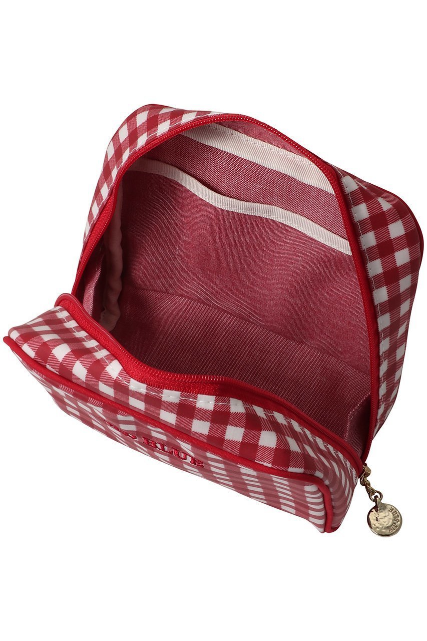 【キッドブルー/KID BLUE】の25トラベルグッズポーチ 人気、トレンドファッション・服の通販 founy(ファニー) 　ファッション　Fashion　レディースファッション　Fashion for Women　ポーチ&ミニバッグ　Pouches & Mini Bags　ギンガム　Gingham, Gingham Fabric　ジュエリー　Jewelry, Accessories　スクエア　Square, Square Shape　チェック　Check, Plaid, Tartan　チャーム　Charm, Pendant　フォルム　Silhouette, Form　ポーチ　Pouch, Small Case　ランジェリー　Lingerie, Intimate Wear　旅行　Travel　other-2|ID: prp329100004381502 ipo3291000000036239979