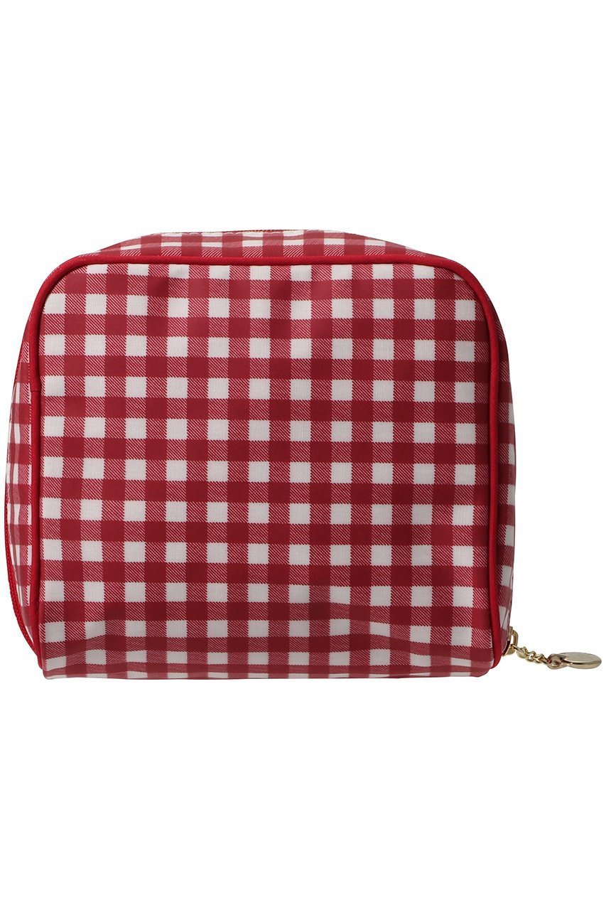 【キッドブルー/KID BLUE】の25トラベルグッズポーチ 人気、トレンドファッション・服の通販 founy(ファニー) 　ファッション　Fashion　レディースファッション　Fashion for Women　ポーチ&ミニバッグ　Pouches & Mini Bags　ギンガム　Gingham, Gingham Fabric　ジュエリー　Jewelry, Accessories　スクエア　Square, Square Shape　チェック　Check, Plaid, Tartan　チャーム　Charm, Pendant　フォルム　Silhouette, Form　ポーチ　Pouch, Small Case　ランジェリー　Lingerie, Intimate Wear　旅行　Travel　other-3|ID: prp329100004381502 ipo3291000000036239980
