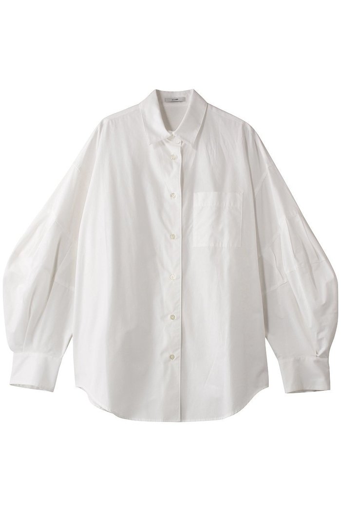 【クラネ/CLANE】のVOLUME SLEEVE SHIRTS/シャツ インテリア・キッズ・メンズ・レディースファッション・服の通販 founy(ファニー) https://founy.com/ ファッション Fashion レディースファッション Fashion for Women トップス・カットソー Cut & Sew Tops シャツ・ブラウス・オフィスカジュアル Elegant Blouses & Button-Ups ボリューム袖・フリルスリーブブラウス Voluminous & Ruffle Sleeves / Puffy Sleeve Tops サングラス Sunglasses, Shades スリーブ Sleeve, Long Sleeve / Short Sleeve タートルネック Turtleneck, High Neck フロント Front, Front Design メガネ Glasses, Eyewear ループ Loop, Loop Knit ロング Long, Long-Length エレガント 上品 Elegant |ID: prp329100004381504 ipo3291000000032866132