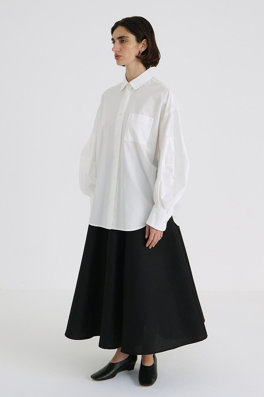 【クラネ/CLANE】のVOLUME SLEEVE SHIRTS/シャツ 人気、トレンドファッション・服の通販 founy(ファニー) 　ファッション　Fashion　レディースファッション　Fashion for Women　トップス・カットソー　Cut & Sew Tops　シャツ・ブラウス・オフィスカジュアル　Elegant Blouses & Button-Ups　ボリューム袖・フリルスリーブブラウス　Voluminous & Ruffle Sleeves / Puffy Sleeve Tops　サングラス　Sunglasses, Shades　スリーブ　Sleeve, Long Sleeve / Short Sleeve　タートルネック　Turtleneck, High Neck　フロント　Front, Front Design　メガネ　Glasses, Eyewear　ループ　Loop, Loop Knit　ロング　Long, Long-Length　エレガント 上品　Elegant　other-7|ID: prp329100004381504 ipo3291000000032866168