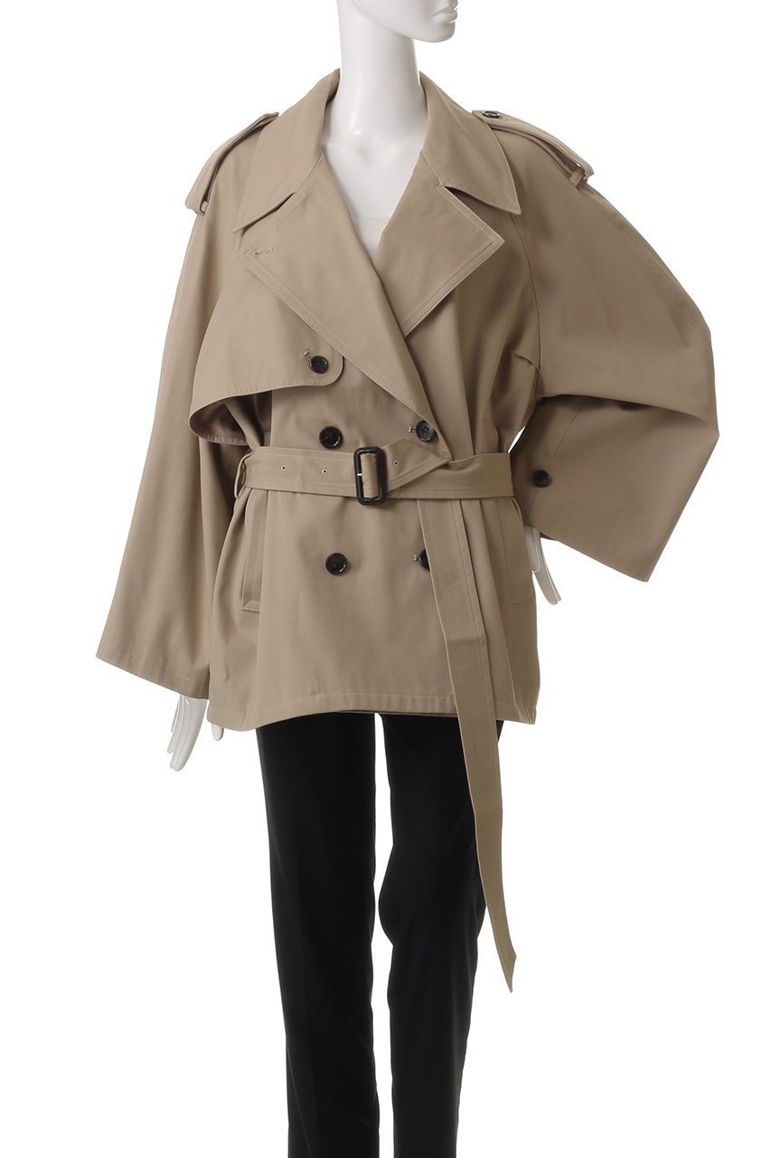 【クラネ/CLANE】のOVER SHORT TRENCH COAT/ショートコート 人気、トレンドファッション・服の通販 founy(ファニー) 　ファッション　Fashion　レディースファッション　Fashion for Women　アウター　Coat / Outerwear Collection　コート・ロングコート・ピーコート　Long Coats, Peacoats & More　トレンチコート / 春秋の定番アウター　Trench Coats　ショート　Short, Short Length　バランス　Balance, Style Balance　other-2|ID: prp329100004381505 ipo3291000000032927584