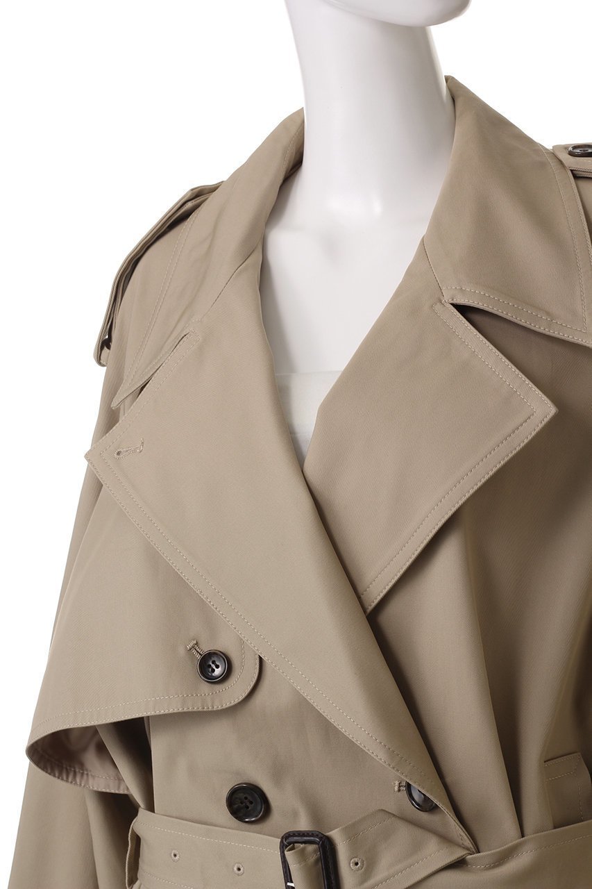【クラネ/CLANE】のOVER SHORT TRENCH COAT/ショートコート 人気、トレンドファッション・服の通販 founy(ファニー) 　ファッション　Fashion　レディースファッション　Fashion for Women　アウター　Coat / Outerwear Collection　コート・ロングコート・ピーコート　Long Coats, Peacoats & More　トレンチコート / 春秋の定番アウター　Trench Coats　ショート　Short, Short Length　バランス　Balance, Style Balance　other-5|ID: prp329100004381505 ipo3291000000032927611
