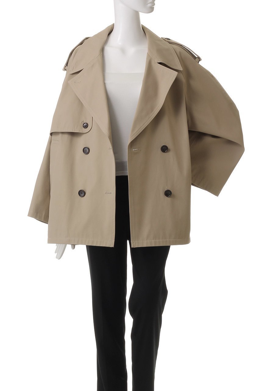 【クラネ/CLANE】のOVER SHORT TRENCH COAT/ショートコート 人気、トレンドファッション・服の通販 founy(ファニー) 　ファッション　Fashion　レディースファッション　Fashion for Women　アウター　Coat / Outerwear Collection　コート・ロングコート・ピーコート　Long Coats, Peacoats & More　トレンチコート / 春秋の定番アウター　Trench Coats　ショート　Short, Short Length　バランス　Balance, Style Balance　other-8|ID: prp329100004381505 ipo3291000000032927635