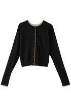 【クラネ/CLANE】のW FACE BICOLOR SHEER C/D/ニットカーディガン BLACK|ID: prp329100004381506 ipo3291000000032952228