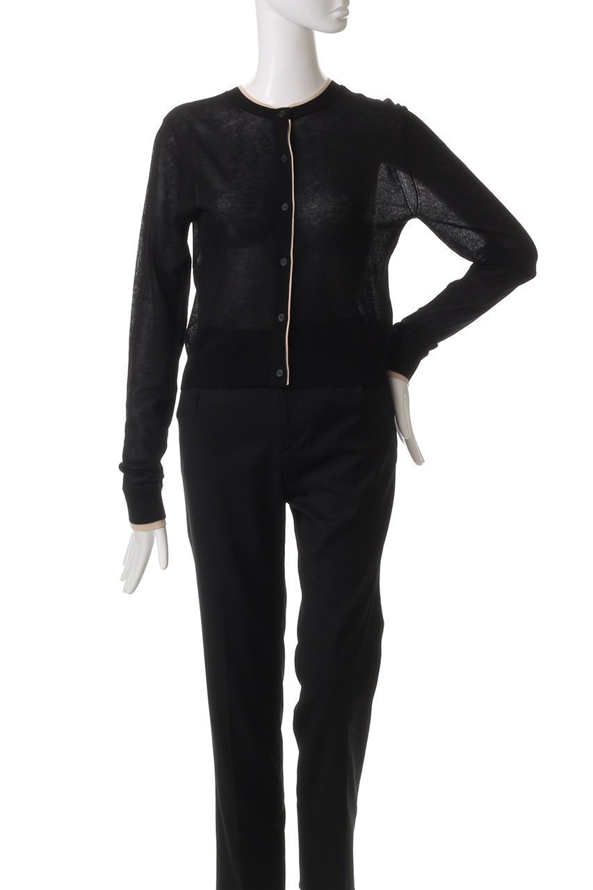 【クラネ/CLANE】のW FACE BICOLOR SHEER C/D/ニットカーディガン 人気、トレンドファッション・服の通販 founy(ファニー) 　ファッション　Fashion　レディースファッション　Fashion for Women　トップス・カットソー　Cut & Sew Tops　ニット　Knit Tops & Sweaters　カーディガン・羽織り　Layered Style Cardigans　カーディガン　Cardigan, Knitwear　コンパクト　Compact, Small Size　ダブル　Double, Double-Breasted　トレンド　Trend, Trending Now　フェイス　Face, Facial Design　ワイド　Wide, Wide Fit　エレガント 上品　Elegant　夏　Summer　春　Spring　S/S・春夏　SS, Spring/Summer, Warm Season　other-2|ID: prp329100004381506 ipo3291000000032952231