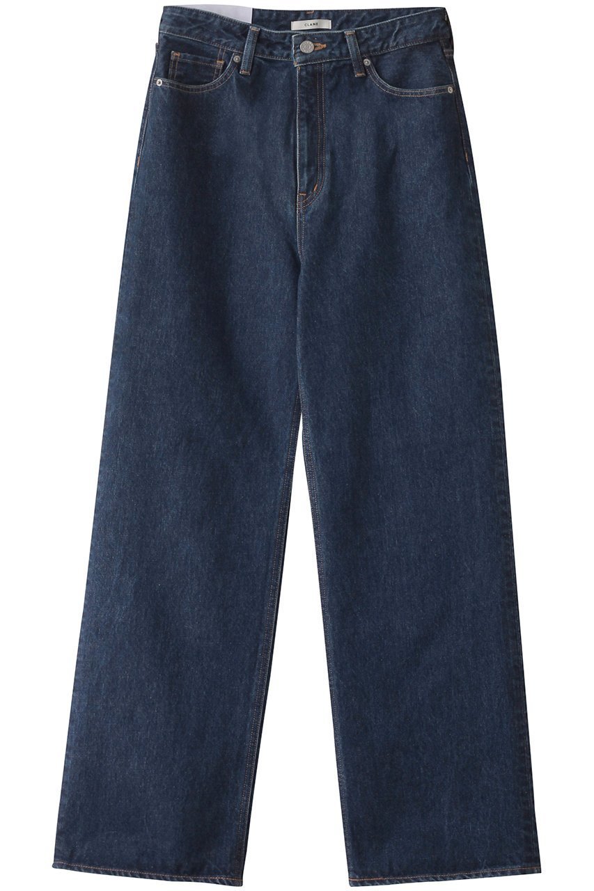 【クラネ/CLANE】のSECOND DENIM PANTS/デニムパンツ インテリア・キッズ・メンズ・レディースファッション・服の通販 founy(ファニー) 　ファッション　Fashion　レディースファッション　Fashion for Women　パンツ　Pants & Trousers　デニムパンツ・ジーンズ・美脚デニム　Denim Jeans & Pants　ストレート　Straight, Straight Cut　デニム　Denim, Jeans Material　ロング　Long, Long-Length　ワイド　Wide, Wide Fit　定番　Standard, Basic Item　BLUE|ID: prp329100004381507 ipo3291000000032925242