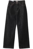 【クラネ/CLANE】のSECOND DENIM PANTS/デニムパンツ 人気、トレンドファッション・服の通販 founy(ファニー) ファッション Fashion レディースファッション Fashion for Women パンツ Pants & Trousers デニムパンツ・ジーンズ・美脚デニム Denim Jeans & Pants ストレート Straight, Straight Cut デニム Denim, Jeans Material ロング Long, Long-Length ワイド Wide, Wide Fit 定番 Standard, Basic Item thumbnail LIGHT BLACK|ID: prp329100004381507 ipo3291000000035624920