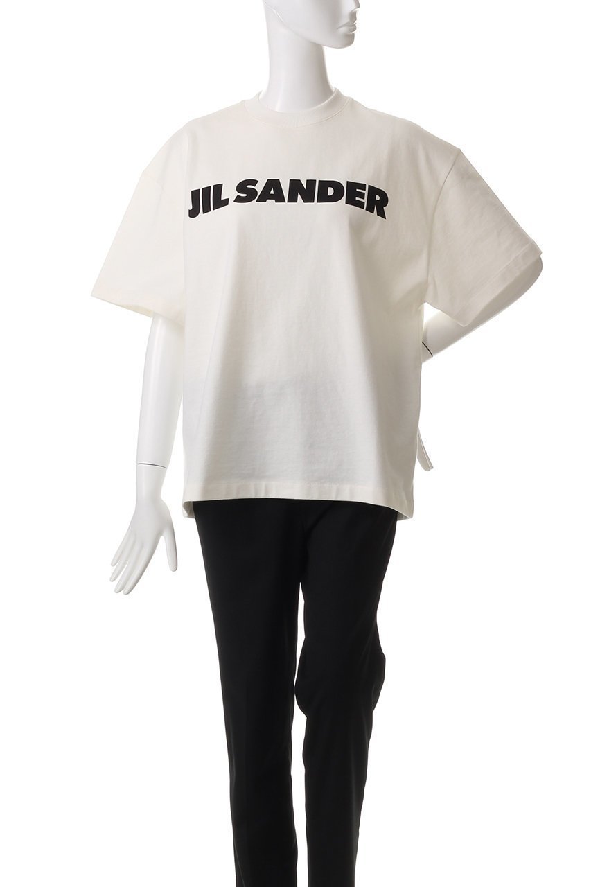 【ジル サンダー/JIL SANDER】のLOGO ショートスリーブ Tシャツ 人気、トレンドファッション・服の通販 founy(ファニー) 　ファッション　Fashion　レディースファッション　Fashion for Women　トップス・カットソー　Cut & Sew Tops　シャツ・ブラウス・オフィスカジュアル　Elegant Blouses & Button-Ups　ロングTシャツ・Tシャツ　Longline T-Shirts & Tees　カットソー・ベーシックTシャツ　Cut-and-Sewn Tops / Stretch Tees & Basics　ショート　Short, Short Length　シンプル　Simple, Minimal　スリーブ　Sleeve, Long Sleeve / Short Sleeve　ワイド　Wide, Wide Fit　今季　This Season, Current Season　other-2|ID: prp329100004381509 ipo3291000000034544445