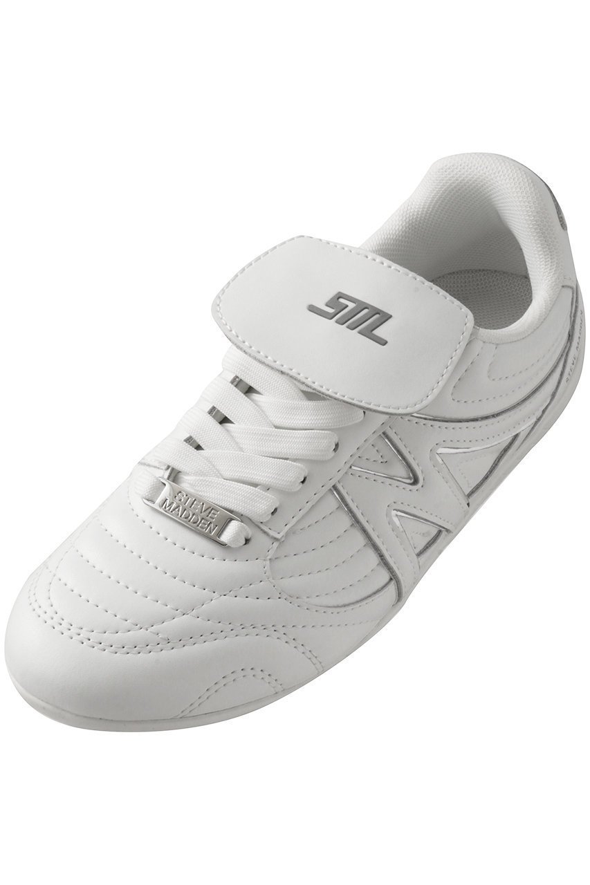 【スティーブマデン/STEVE MADDEN】のFREEKICK ローカットスニーカー インテリア・キッズ・メンズ・レディースファッション・服の通販 founy(ファニー) 　ファッション　Fashion　レディースファッション　Fashion for Women　スニーカー　Sneakers, Trainers　マキシ　Maxi, Full Length　ワイド　Wide, Wide Fit　人気　Popular, Best Seller　再入荷　Restock / Back in Stock　ホワイト/シルバー|ID: prp329100004381519 ipo3291000000034605229