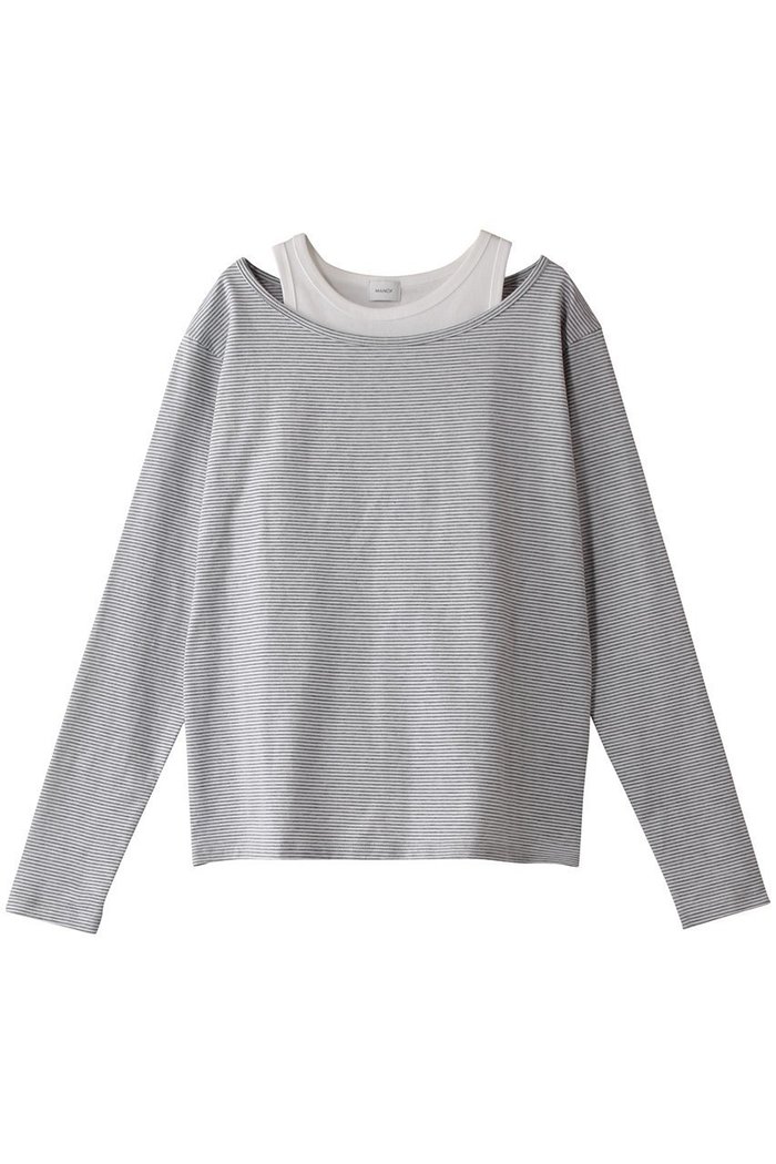 【マノフ/MANOF】のLAYER BORODER CUT TOPS/カットソー インテリア・キッズ・メンズ・レディースファッション・服の通販 founy(ファニー) https://founy.com/ ファッション Fashion レディースファッション Fashion for Women トップス・カットソー Cut & Sew Tops シャツ・ブラウス・オフィスカジュアル Elegant Blouses & Button-Ups ロングTシャツ・Tシャツ Longline T-Shirts & Tees カットソー・ベーシックTシャツ Cut-and-Sewn Tops / Stretch Tees & Basics おすすめ Recommended / Our Picks カットソー Cut and Sewn Top スリーブ Sleeve, Long Sleeve / Short Sleeve タンク Tank Top, Sleeveless Top ボーダー Border, Stripe ロング Long, Long-Length 無地 Plain, Solid Color |ID: prp329100004381520 ipo3291000000032875729