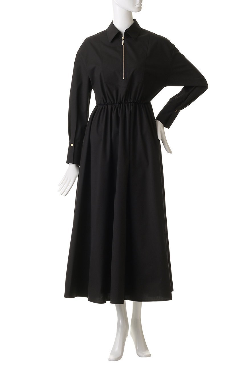 【アルアバイル/allureville】の【Loulou Willoughby】ボリュームギャザーシャツワンピース 人気、トレンドファッション・服の通販 founy(ファニー) 　ファッション　Fashion　レディースファッション　WOMEN　ワンピース　Dress　シャツワンピース　Shirt Dresses　チュニック　Tunic　ギャザー　Gather　ジップ　Zip　チュニック　Tunic　ロング　Long　other-2|ID: prp329100004381524 ipo3291000000031334544