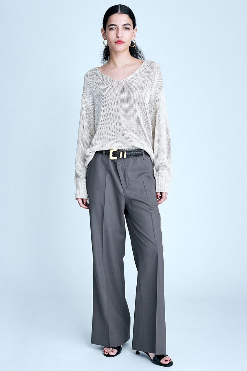 【ブリル/BRILL】のAISHA Vネックプルオーバーニット 人気、トレンドファッション・服の通販 founy(ファニー) 　ファッション　Fashion　レディースファッション　WOMEN　トップス・カットソー　Tops/Tshirt　ニット　Knit Tops　プルオーバー　Pullover　Vネック　V-Neck　リネン　Linen　エレガント 上品　Elegant　other-4|ID: prp329100004381528 ipo3291000000031334571