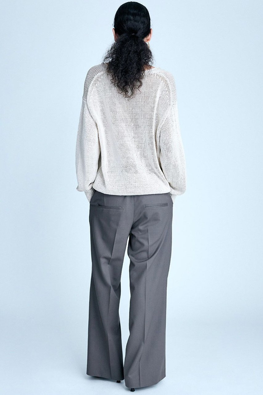 【ブリル/BRILL】のAISHA Vネックプルオーバーニット 人気、トレンドファッション・服の通販 founy(ファニー) 　ファッション　Fashion　レディースファッション　WOMEN　トップス・カットソー　Tops/Tshirt　ニット　Knit Tops　プルオーバー　Pullover　Vネック　V-Neck　リネン　Linen　エレガント 上品　Elegant　other-6|ID: prp329100004381528 ipo3291000000031334573
