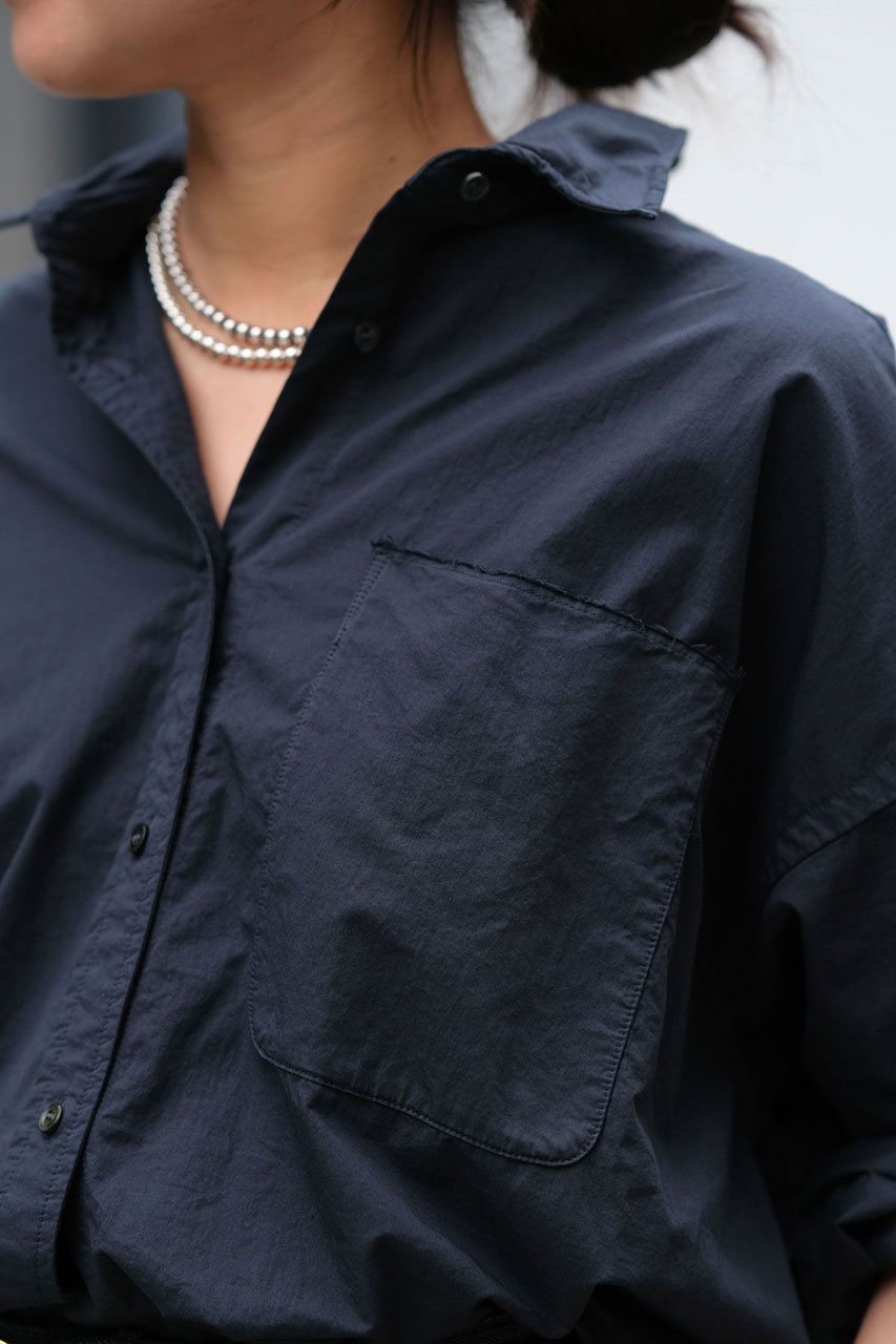 【ブリル/BRILL】のセイヒンゾメオーバーシャツ 人気、トレンドファッション・服の通販 founy(ファニー) 　ファッション　Fashion　レディースファッション　Fashion for Women　トップス・カットソー　Cut & Sew Tops　シャツ・ブラウス・オフィスカジュアル　Elegant Blouses & Button-Ups　サテン　Satin, Glossy Fabric　スリーブ　Sleeve, Long Sleeve / Short Sleeve　バランス　Balance, Style Balance　パッチ　Patch, Appliqué　フォルム　Silhouette, Form　ポケット　Pocket, Pocket Detail　ロング　Long, Long-Length　今季　This Season, Current Season　other-8|ID: prp329100004381529 ipo3291000000032843674