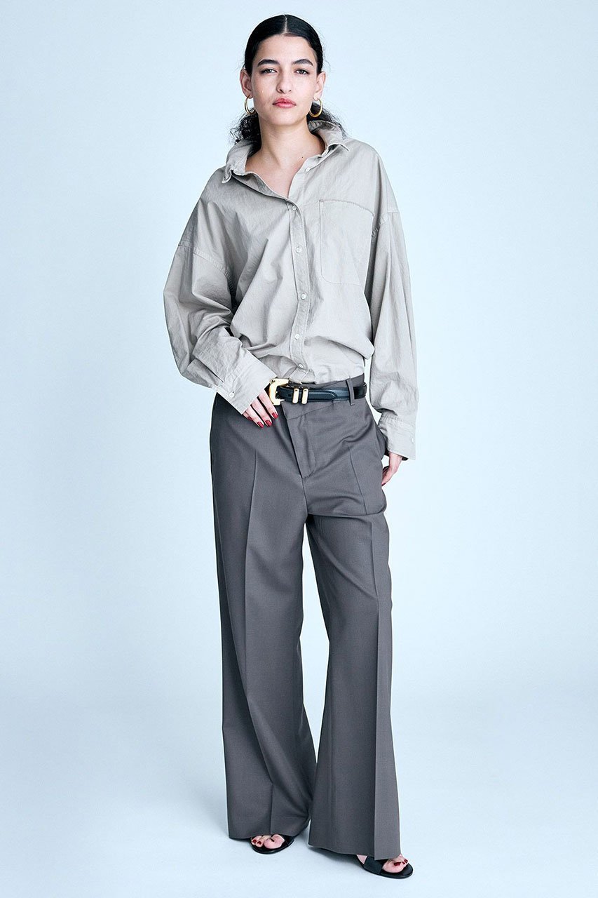 【ブリル/BRILL】のセイヒンゾメオーバーシャツ 人気、トレンドファッション・服の通販 founy(ファニー) 　ファッション　Fashion　レディースファッション　Fashion for Women　トップス・カットソー　Cut & Sew Tops　シャツ・ブラウス・オフィスカジュアル　Elegant Blouses & Button-Ups　サテン　Satin, Glossy Fabric　スリーブ　Sleeve, Long Sleeve / Short Sleeve　バランス　Balance, Style Balance　パッチ　Patch, Appliqué　フォルム　Silhouette, Form　ポケット　Pocket, Pocket Detail　ロング　Long, Long-Length　今季　This Season, Current Season　再入荷　Restock / Back in Stock　other-4|ID: prp329100004381529 ipo3291000000033663988