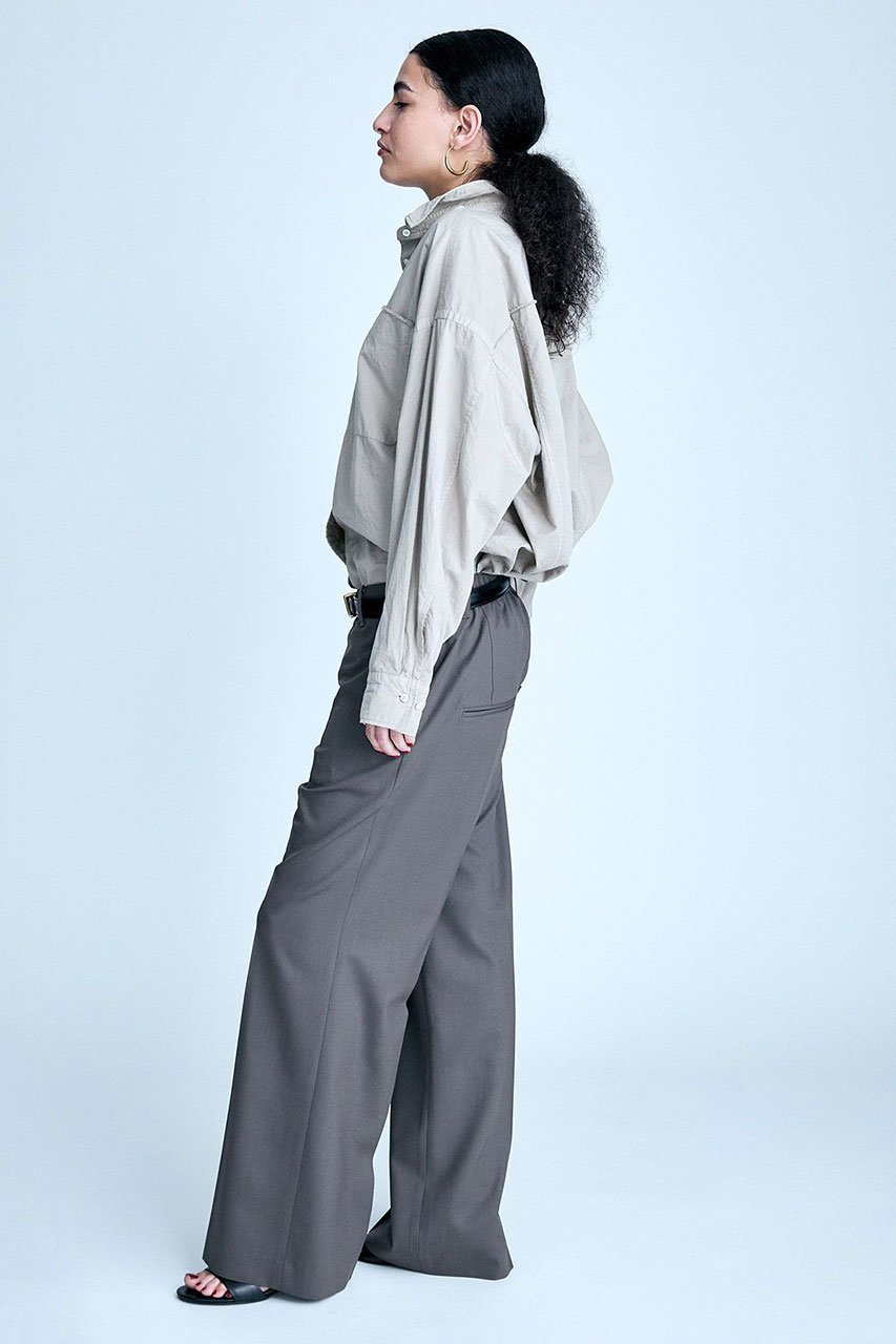 【ブリル/BRILL】のセイヒンゾメオーバーシャツ 人気、トレンドファッション・服の通販 founy(ファニー) 　ファッション　Fashion　レディースファッション　Fashion for Women　トップス・カットソー　Cut & Sew Tops　シャツ・ブラウス・オフィスカジュアル　Elegant Blouses & Button-Ups　サテン　Satin, Glossy Fabric　スリーブ　Sleeve, Long Sleeve / Short Sleeve　バランス　Balance, Style Balance　パッチ　Patch, Appliqué　フォルム　Silhouette, Form　ポケット　Pocket, Pocket Detail　ロング　Long, Long-Length　今季　This Season, Current Season　再入荷　Restock / Back in Stock　other-5|ID: prp329100004381529 ipo3291000000033663991