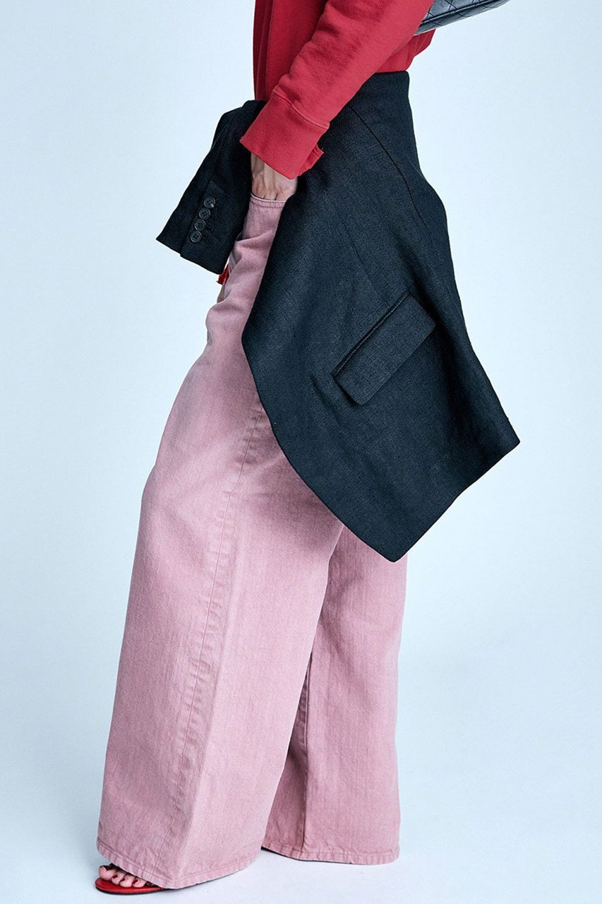 【ブリル/BRILL】のガーメントダイワイドパンツ 人気、トレンドファッション・服の通販 founy(ファニー) 　ファッション　Fashion　レディースファッション　WOMEN　パンツ　Pants　ストレート　Straight　デニム　Denim　ワイド　Wide　other-2|ID: prp329100004381531 ipo3291000000031334586