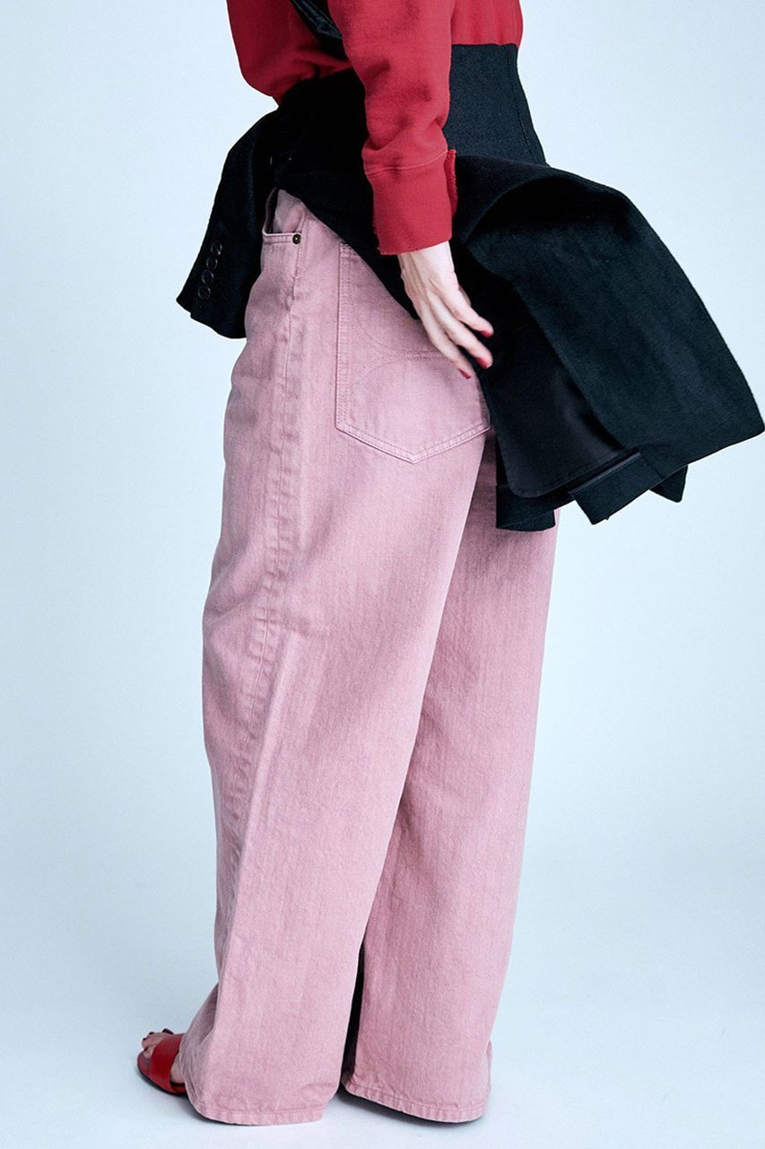 【ブリル/BRILL】のガーメントダイワイドパンツ 人気、トレンドファッション・服の通販 founy(ファニー) 　ファッション　Fashion　レディースファッション　WOMEN　パンツ　Pants　ストレート　Straight　デニム　Denim　ワイド　Wide　other-3|ID: prp329100004381531 ipo3291000000031334587