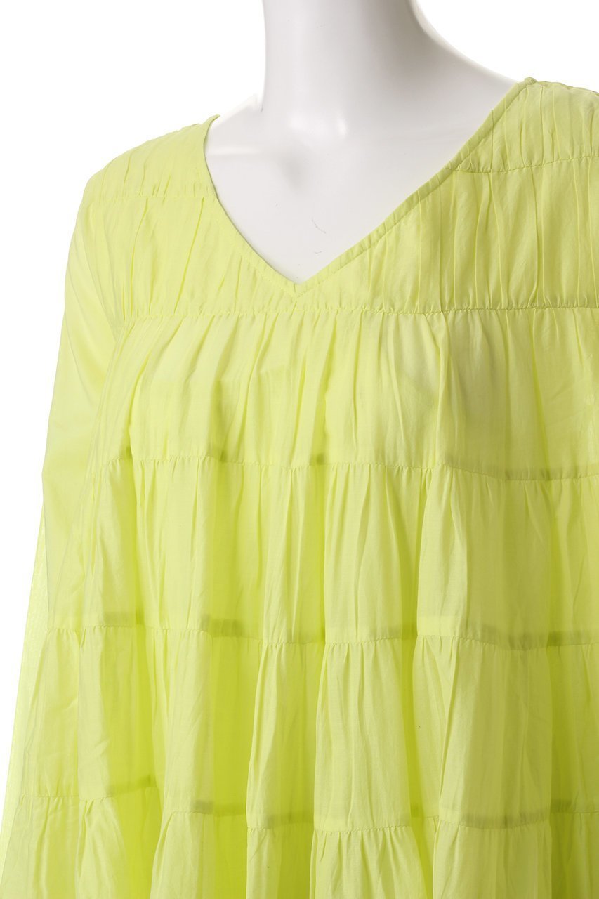 【マーレット/MERLETTE】のSOLIS Vネックティアードドレス 人気、トレンドファッション・服の通販 founy(ファニー) 　ファッション　Fashion　レディースファッション　Fashion for Women　ワンピース　Dresses　フォーマル・パーティードレス・結婚式用ドレス　Elegant & Casual Dresses　チュニック　Tunic Tops & Dresses　インナーキャミ　Inner Camisole　エアリー　Airy Texture　チュニック　Tunic, Long Top　デニム　Denim, Jeans Material　ドレス　Dress, One-Piece　other-5|ID: prp329100004381533 ipo3291000000032879647