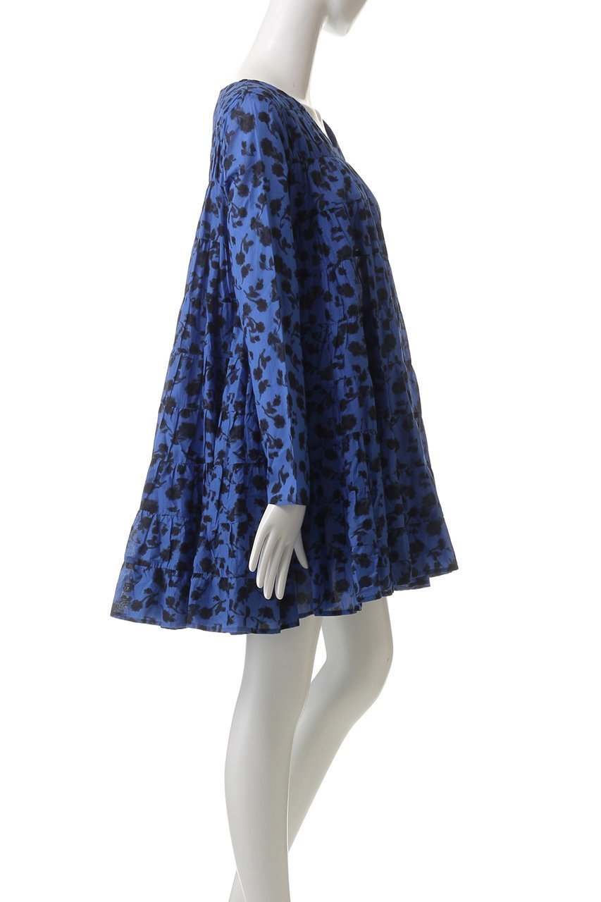 【マーレット/MERLETTE】のSOLIS PRINT Vネックティアードドレス 人気、トレンドファッション・服の通販 founy(ファニー) 　ファッション　Fashion　レディースファッション　Fashion for Women　ワンピース　Dresses　フォーマル・パーティードレス・結婚式用ドレス　Elegant & Casual Dresses　チュニック　Tunic Tops & Dresses　チュニック　Tunic, Long Top　ドレス　Dress, One-Piece　フラワー　Flower, Floral　プリント　Print, Printed Pattern　リゾート　Resort, Vacation Style　エレガント 上品　Elegant　再入荷　Restock / Back in Stock　夏　Summer　春　Spring　S/S・春夏　SS, Spring/Summer, Warm Season　other-3|ID: prp329100004381534 ipo3291000000032731661