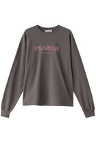 【メゾンスペシャル/MAISON SPECIAL】のFRAGILEエンブロイダリーロンTEE C.GRY(チャコールグレー)|ID: prp329100004381535 ipo3291000000035060812
