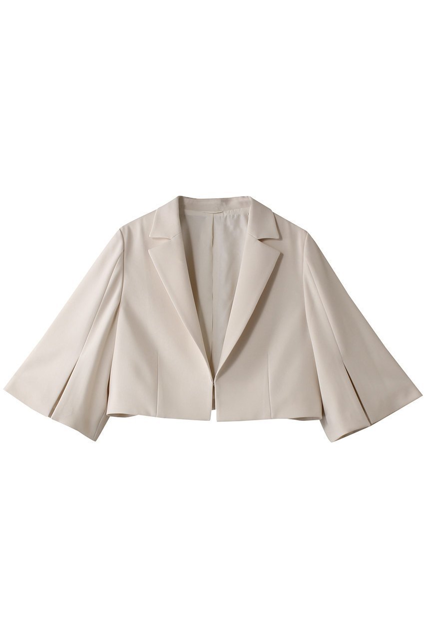 【アナイ/ANAYI】のマットダブルサテンボレロジャケット 人気、トレンドファッション・服の通販 founy(ファニー) 　ファッション　Fashion　レディースファッション　Fashion for Women　アウター　Coat / Outerwear Collection　レディースジャケット・軽アウター　Jackets　ボレロ・ショート丈ジャケット / ドレス羽織りに　Boleros & Short Jackets　サテン　Satin, Glossy Fabric　ジャケット　Jacket, Outerwear　スリット　Slit, Slit Detail　セレモニー　Ceremony　ボレロ　Bolero, Short Cardigan　 other-1|ID: prp329100004381538 ipo3291000000032966732