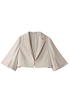 【アナイ/ANAYI】のマットダブルサテンボレロジャケット ベージュ|ID: prp329100004381538 ipo3291000000032966737