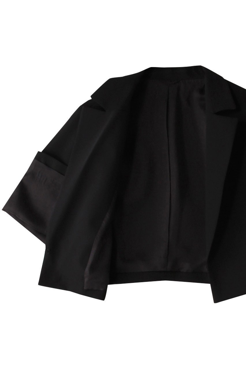 【アナイ/ANAYI】のマットダブルサテンボレロジャケット 人気、トレンドファッション・服の通販 founy(ファニー) 　ファッション　Fashion　レディースファッション　Fashion for Women　アウター　Coat / Outerwear Collection　レディースジャケット・軽アウター　Jackets　ボレロ・ショート丈ジャケット / ドレス羽織りに　Boleros & Short Jackets　サテン　Satin, Glossy Fabric　ジャケット　Jacket, Outerwear　スリット　Slit, Slit Detail　セレモニー　Ceremony　ボレロ　Bolero, Short Cardigan　other-6|ID: prp329100004381538 ipo3291000000032966757