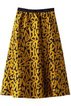 【アナイ/ANAYI】のレタードジャガードギャザースカート ネイビー|ID: prp329100004381539 ipo3291000000035052791