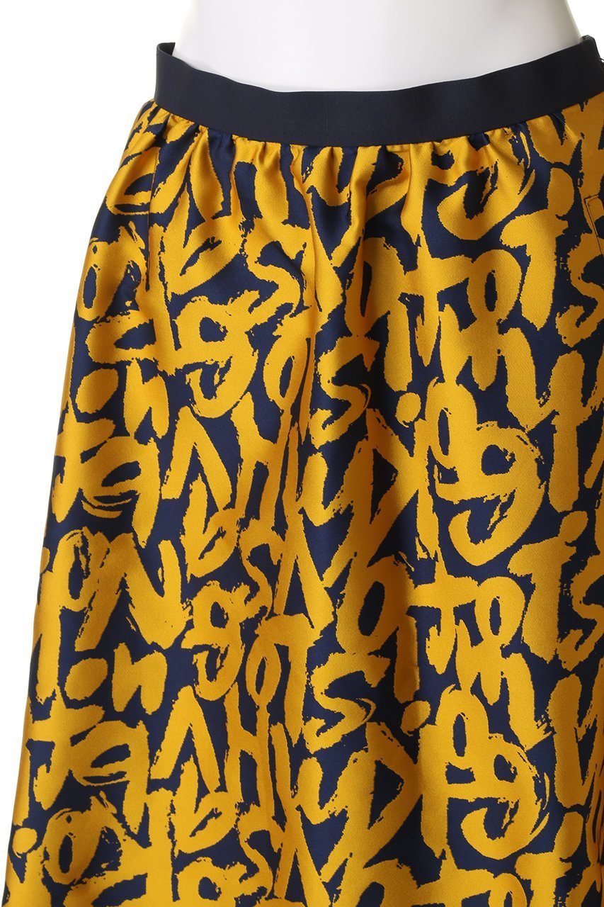 【アナイ/ANAYI】のレタードジャガードギャザースカート 人気、トレンドファッション・服の通販 founy(ファニー) 　ファッション　Fashion　レディースファッション　Fashion for Women　スカート　Skirts　ロングスカート　Long Skirts / Maxi & Midi Skirts　ジャカード／ジャガード　Jacquard, Woven Pattern　フレア　Flare, Flared　リュクス　Luxury, Elegant, High-End, Chic　ロング　Long, Long-Length　今季　This Season, Current Season　other-5|ID: prp329100004381539 ipo3291000000035052795