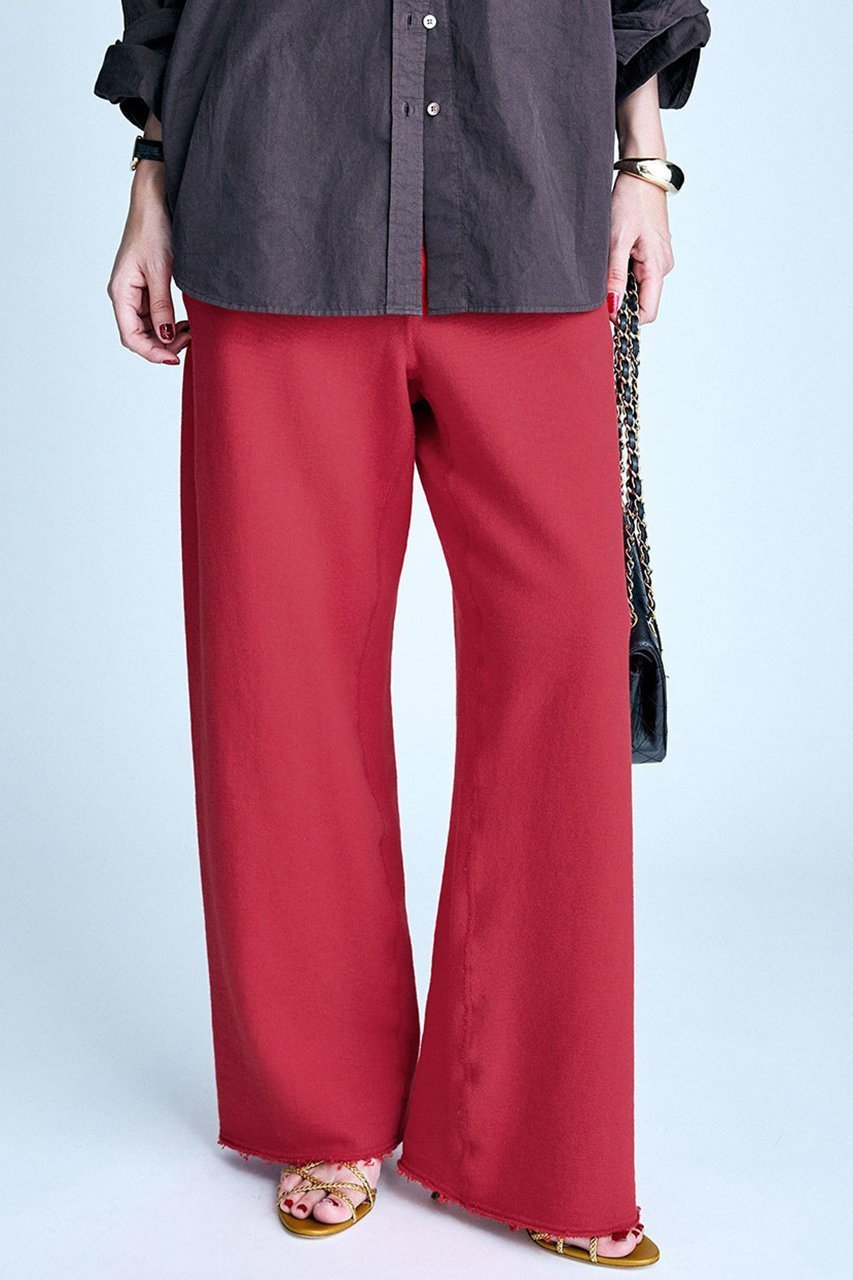 【ブリル/BRILL】の裏毛スウェットパンツ インテリア・キッズ・メンズ・レディースファッション・服の通販 founy(ファニー) 　ファッション　Fashion　レディースファッション　Fashion for Women　パンツ　Pants & Trousers　リラックス　Relax, Relaxed Fit　人気　Popular, Best Seller　今季　This Season, Current Season　レッド|ID: prp329100004381542 ipo3291000000035418808